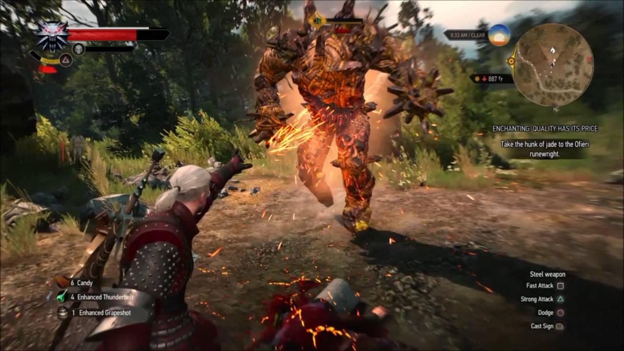 Witcher Golem Witcher Golem