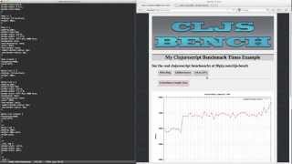 Refreshing the cljs-bench report using impatient-mode