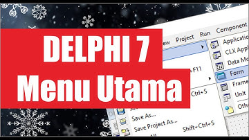 main menu pada borland delphi 7
