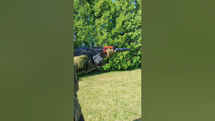 AW Ak Drum Mag Dump [Airsoft] #shorts