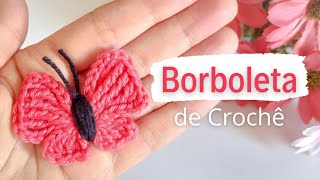 BORBOLETA de crochê fácil