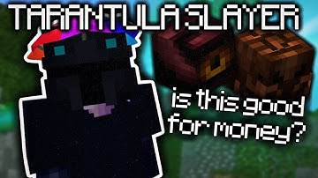 Can you become rich from T5 Tarantula slayer?..  Skyblock Stonks #3 (Hypixel Skyblock)