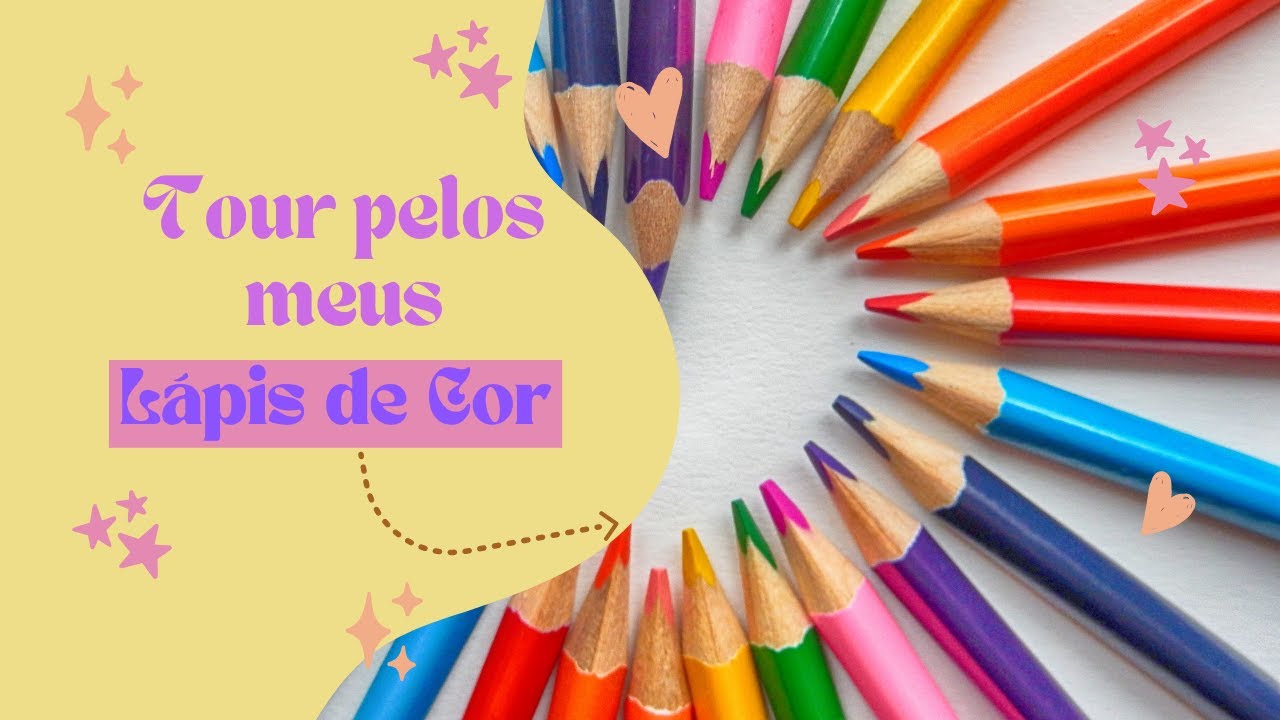 Tour pelos meus lápis de colorir!!
