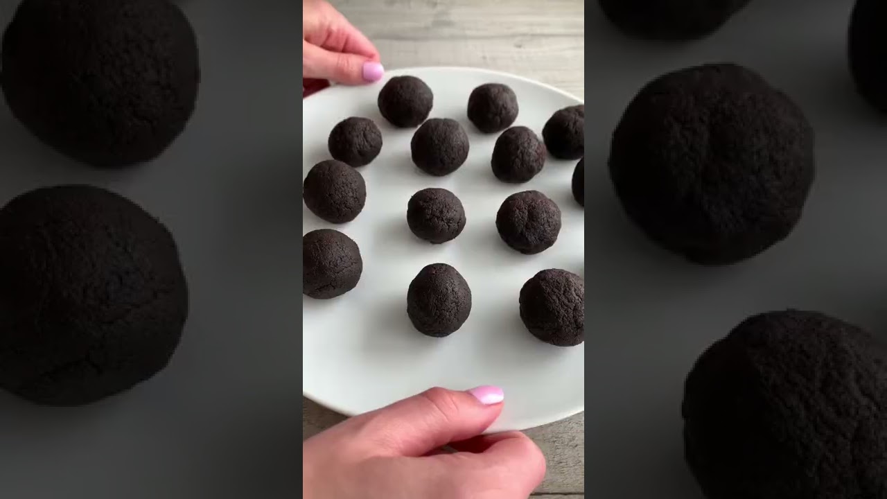 Nutella white chocolate cake balls AKA cake pops without the stick