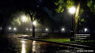 3 Hours of Gentle Night Rain, Stop Overthinking | Beat Insomnia, Relax, Study, Reduce Stress