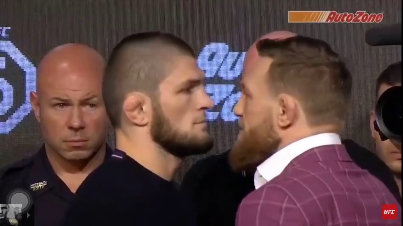 Connors VERBAL ONSLAUGHT on khabib vs connor FACE OFF  | UFC 229 | ufc229 presser