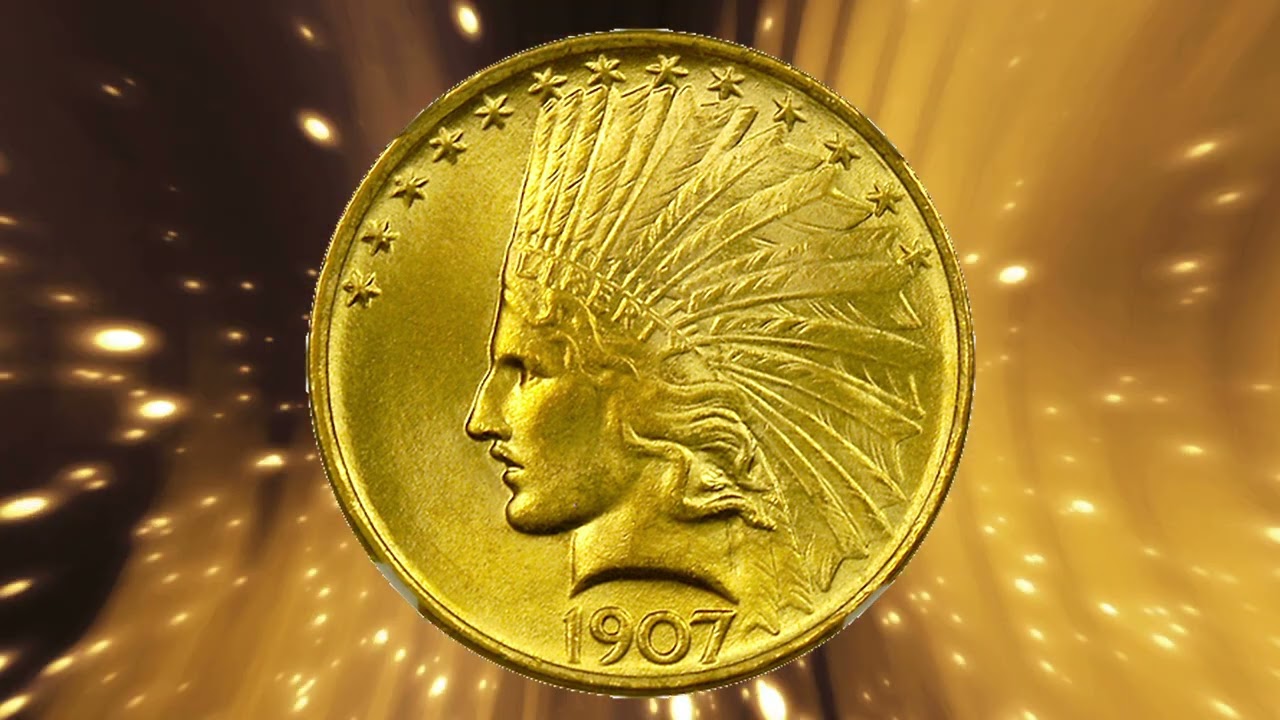 1907 10 Gold Indian | US Gold Coin - YouTube