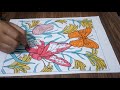 Coloring Picture of Three Butterflies in a Rice Field 13 Burbank Late Nights