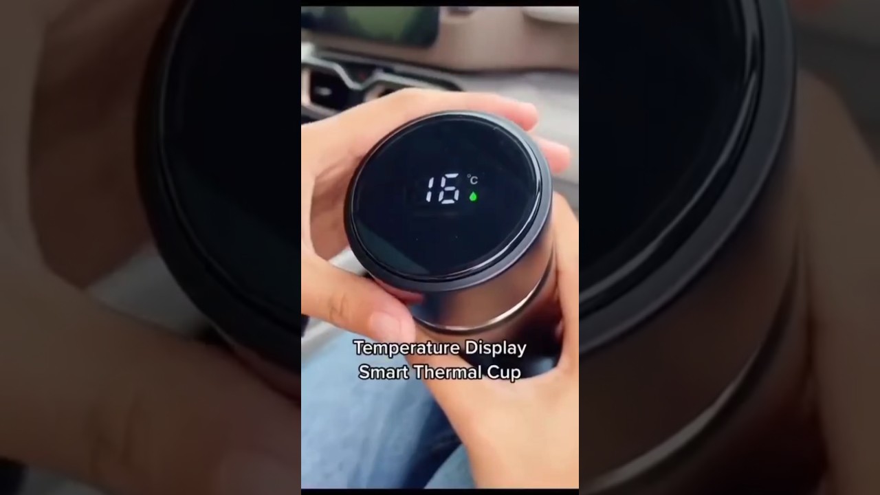 Vacuum Insulated Flask 500ml Digital Temperature Display Bottle