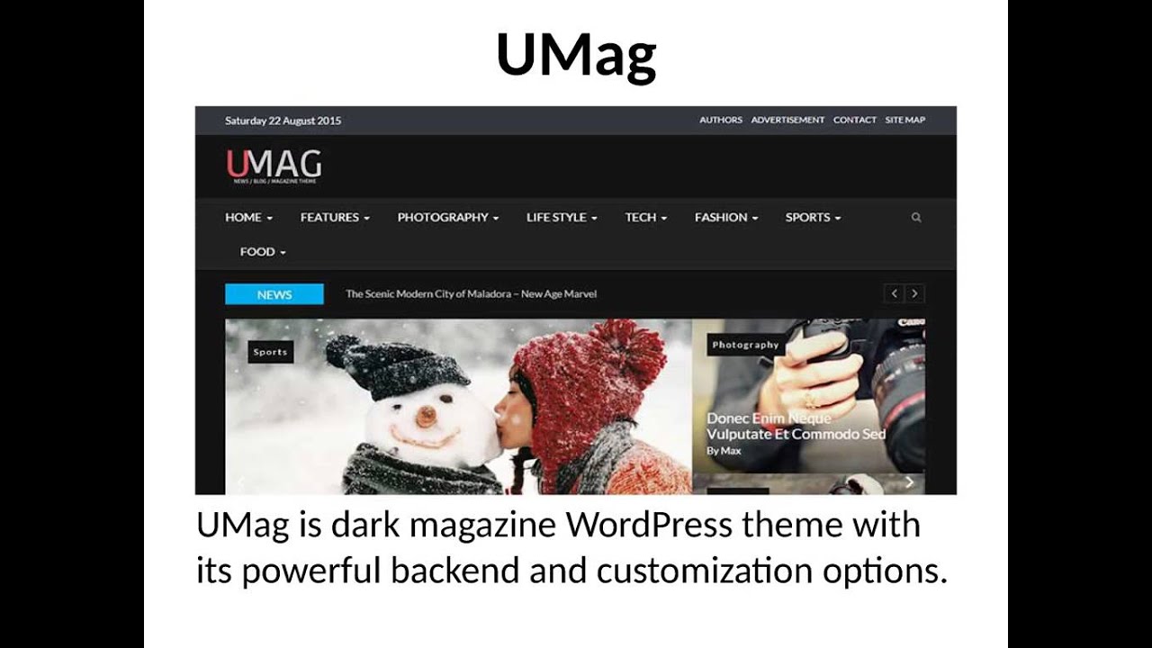 Dark Wordpress Themes