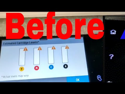 How to downgrade firmware Non-HP Chip Detected error HP PageWide Pro 377 477  577dw save money reset