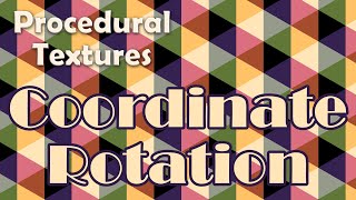 Rotate Patterns in Affinity Photo's Procedural Texture Filter THEORY