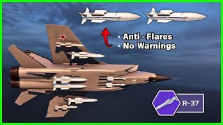 Mwt Tank Battles Mig-31Bm With R-37 This Missile Is Very Scary.. Only Available On Mk3