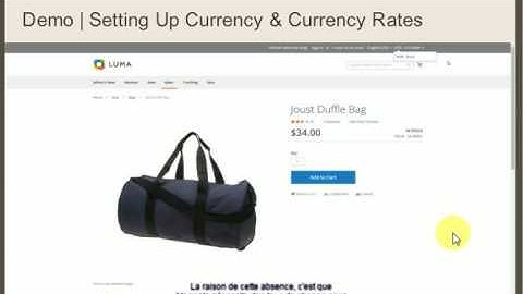 Managing Your Magento 2 Store Part 3 - Currency Setup