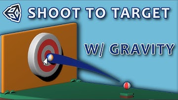 How To SHOOT 3D Objects To A TARGET Position By Trajectory Motion Under GRAVITY | Unity Tutorial
