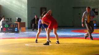 СКОБЛЮК- ЛАТА_(new).flv(Чемпионат Украины 2012 год, юниорки, женская борьба, видео 55кг финал Чемпионат Украины, среди юниорок по женск..., 2012-05-02T12:08:04.000Z)