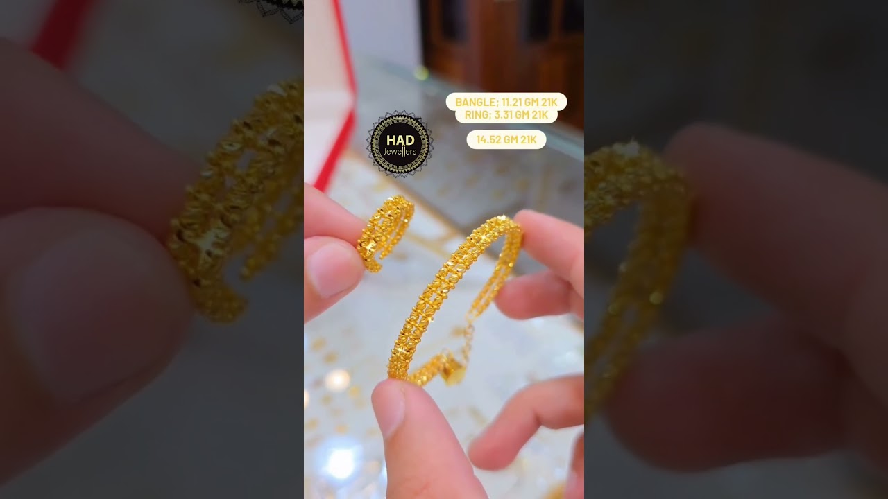 Latest Gold ring & gold bangle design 💎✨ 