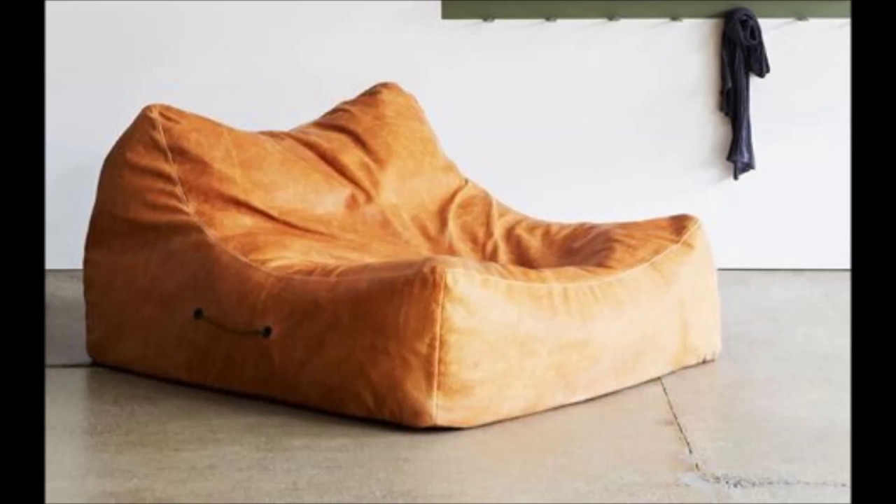 leather bean bag chair