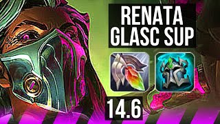 RENATA GLASC & Twitch vs LULU & Yasuo (SUP) | Comeback | EUW Master | 14.6