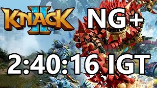 Knack 2 NG+ - 2:40:16 IGT [Former World Record Speedrun]