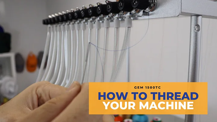 How to thread your Meistergram GEM 1500TC Embroidery Machine