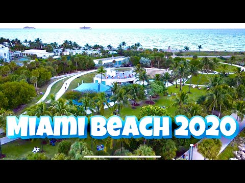 Видео: MIAMI BEACH DRONE FOOTAGE DJI MAVIC AIR 2