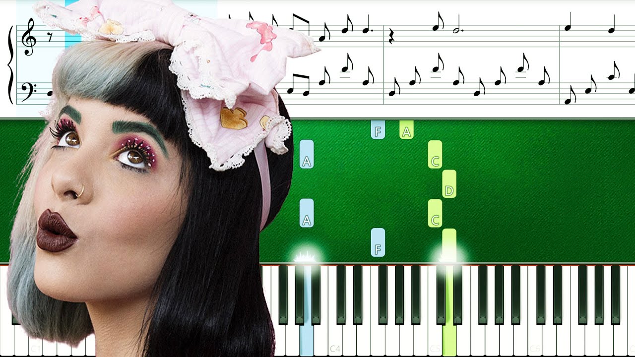Melanie Martinez Notebook (Piano Tutorial With Sheets Piano