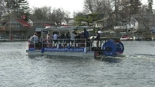 ONTV News Break: Pedal Boat Pub ONTV News Break: Pedal Boat Pub