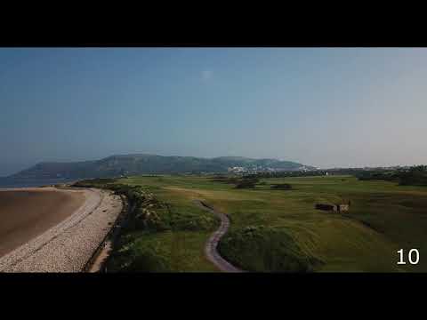 North Wales Golf Club Course Flyover