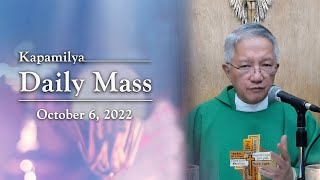 October 6 2022  In Love We Find Trust  Kapamilya Daily Mass