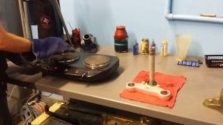 Famous Jojo installs a new lower steering stem bearing. Profile