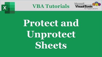 VBA Code To Protect and Unprotect Worksheet | Excel VBA Tutorials | Part-05