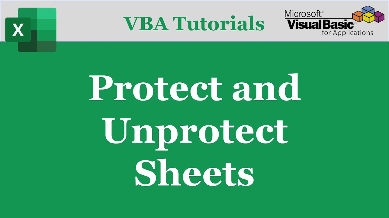Macro Code To Protect And Unprotect Multiple Worksheets