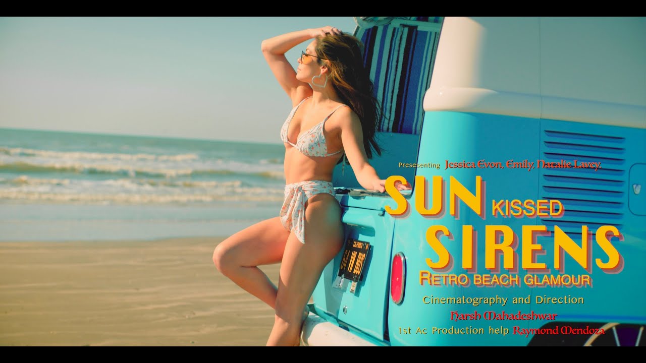 Sun-Drenched Sirens: Embracing Retro Beach Glamour!