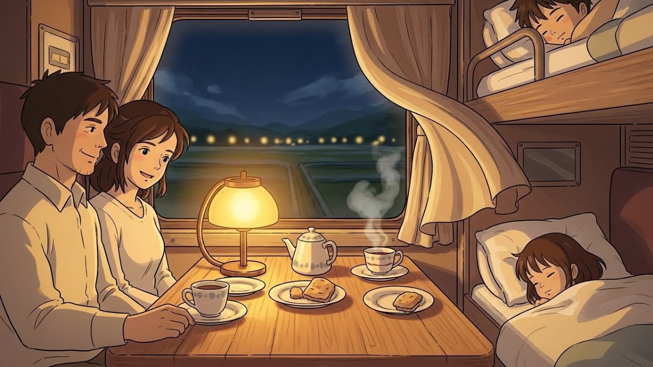 This Peaceful Train Journey Will Heal You 🌿🚆 | Cozy Ghibli-Inspired Story