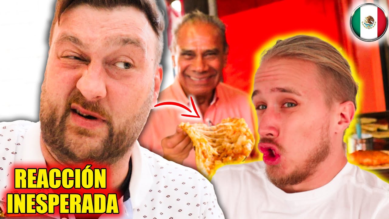 Este Alemán Viajó a México 9,485 km solo POR ESTO (1a vez) 😅 Probando Comida Mexicana Callejera  🇲🇽