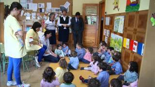 VISITA DE RUTH BEITIA A LA GUARDERÍA DEL COLEGIO LA MILAGROSA DE POLANCO