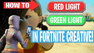 How To Make SQUID GAME In Fortnite Creative! (Red Light Green Light)