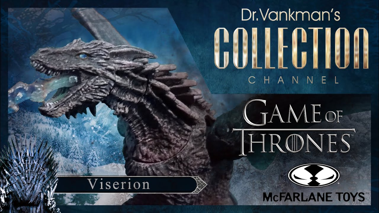 Game Of Thrones Ice Dragon Viserion Action Figure HBO McFarlane GOT TV Show