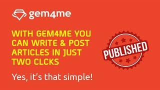 Gem Space super App - how to write and post article? #gemspace #gemspacesuperapp #gemspaceplatform screenshot 4