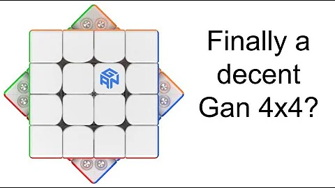 Gan 460 V2 unboxing | Can Gan finally make a decent 4x4?