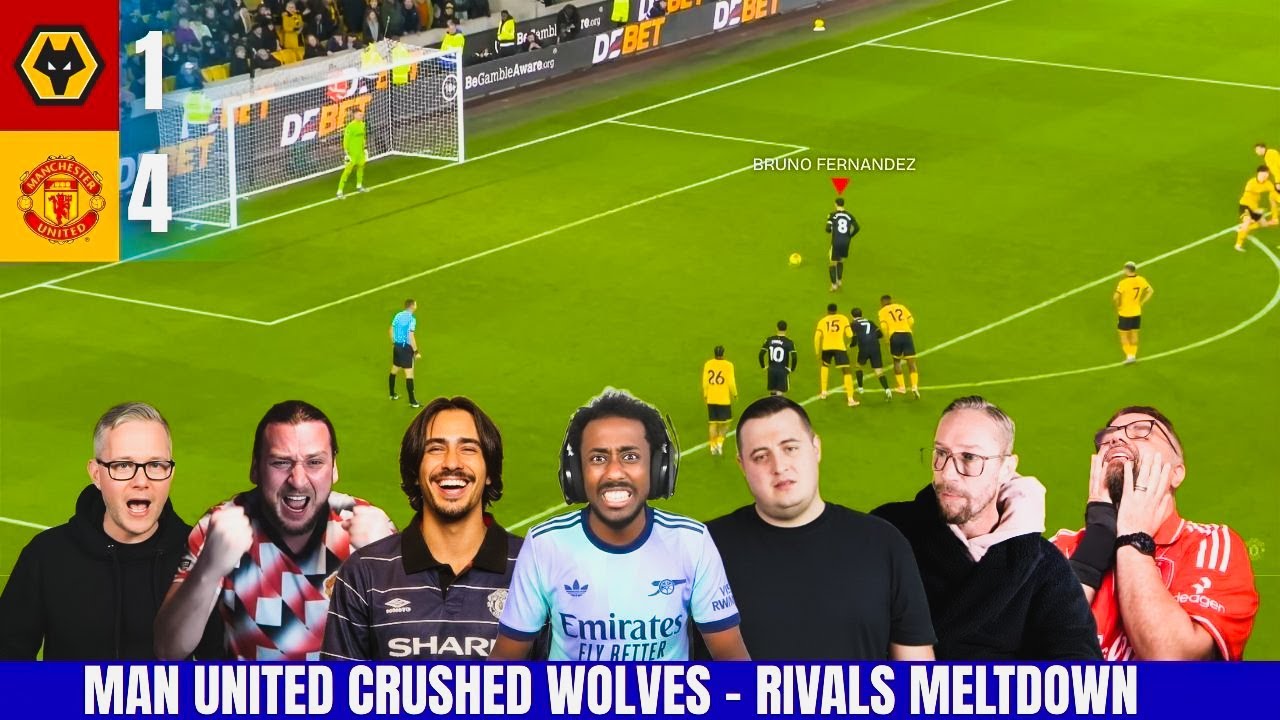 Man U Rival Manchester United & Rivals Reactions To Wolves 1-4 Man United | Premier ...