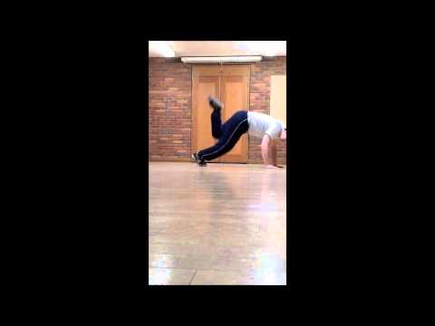 Back Sweep get down: Breakdance Tutorial