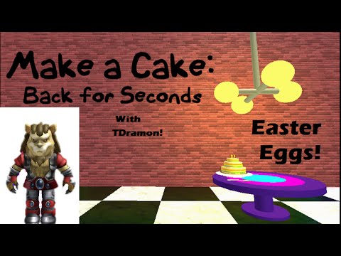 Roblox Make A Cake Back For Seconds Secrets And Easter Eggs D Youtube - youtube roblox make a cake