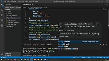 JSON.stringify vs JSON.parse in Node js