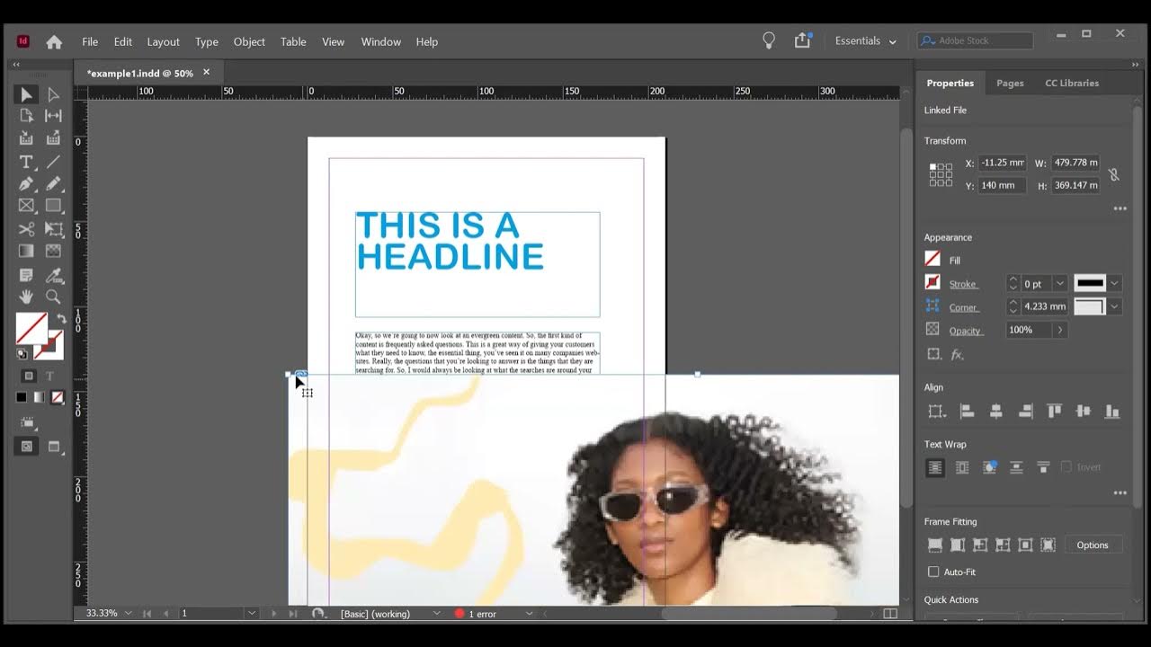 Indesign basics YouTube