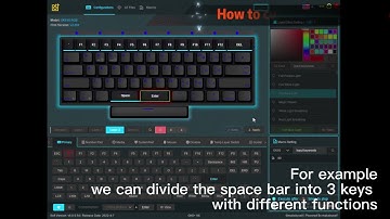 Skyloong Split Space Bar Setting Guideline