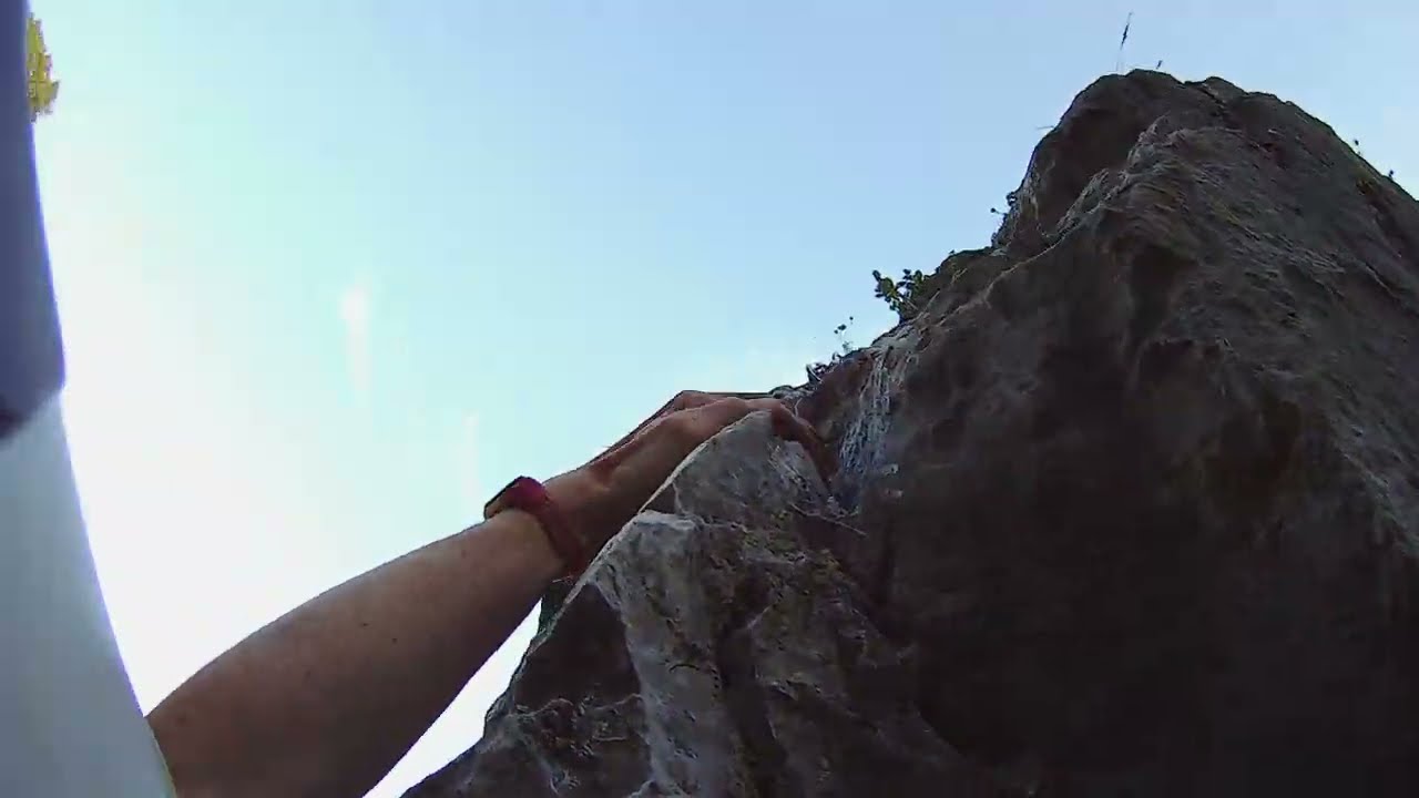 Rudické propadání, cesta: Hrana, 4 UIAA, Moravský kras