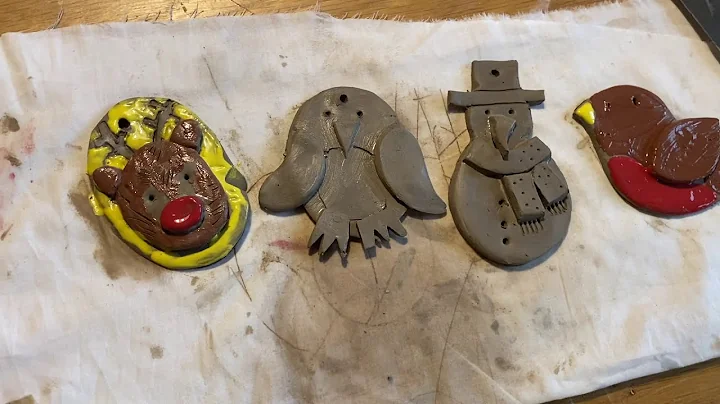 Julia's clay Christmas decorations