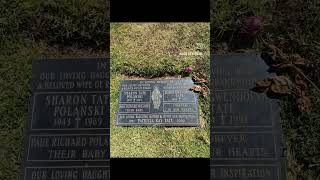 55 th anniversary of #sharontate passing #cemetery #famousgraves #celebritygraves #graves